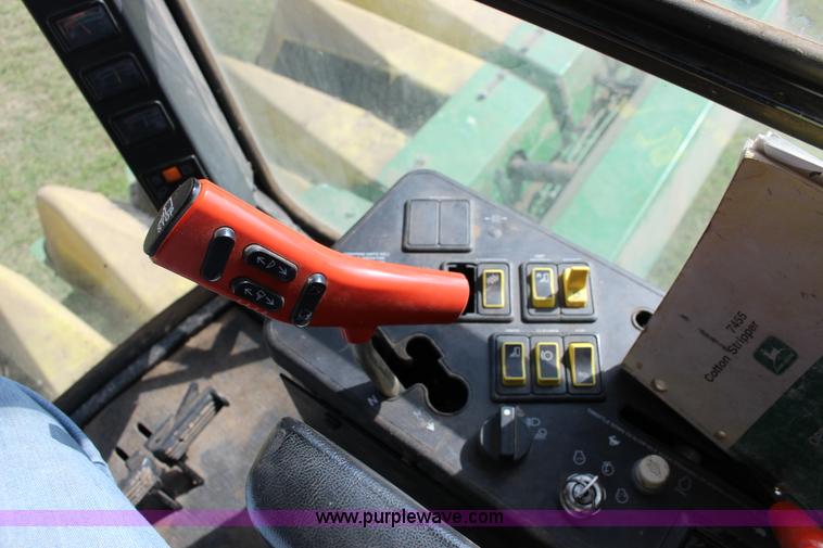 image for item K1080 1997 John Deere 7455 6R30 cotton stripper