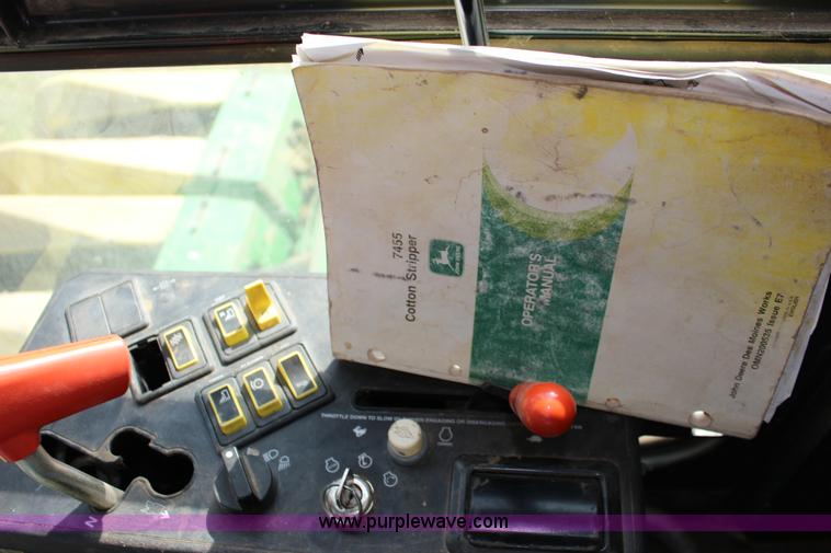 image for item K1080 1997 John Deere 7455 6R30 cotton stripper