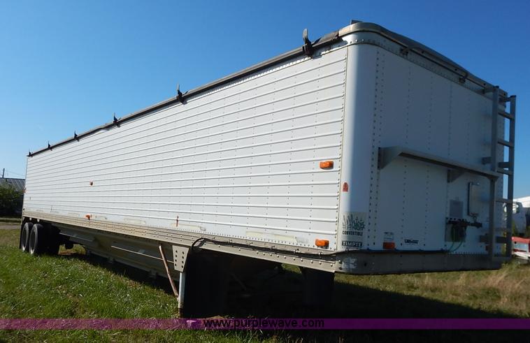 image for item K1594 1994 Timpte Super Hopper Convertible double hopper bottom grain trailer
