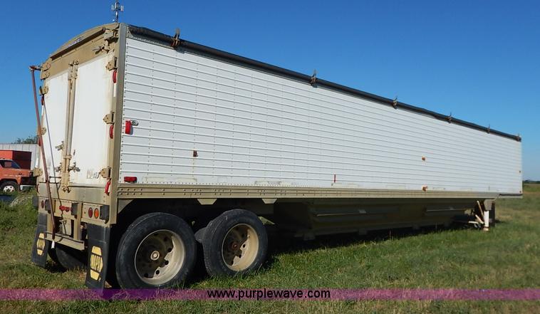 image for item K1594 1994 Timpte Super Hopper Convertible double hopper bottom grain trailer