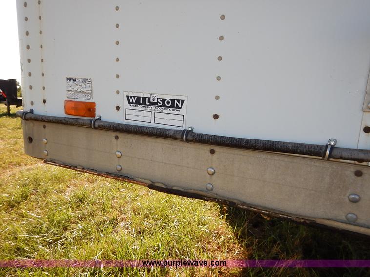 image for item K1594 1994 Timpte Super Hopper Convertible double hopper bottom grain trailer