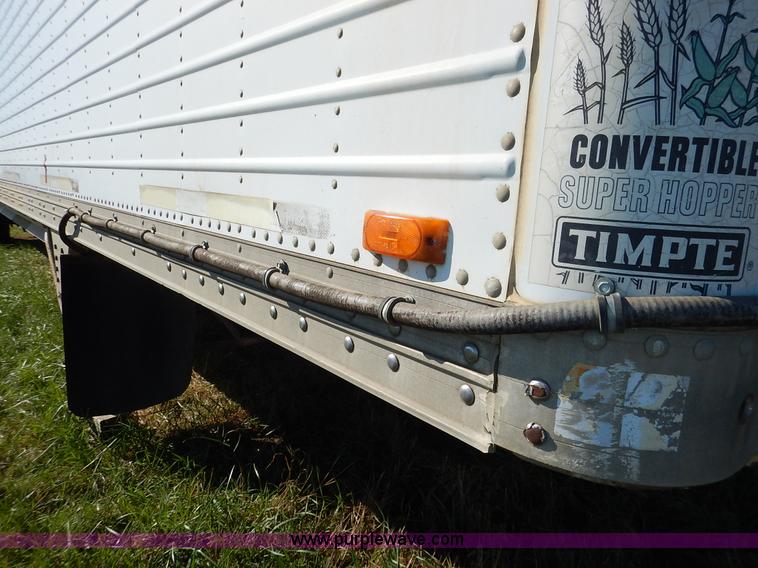 image for item K1594 1994 Timpte Super Hopper Convertible double hopper bottom grain trailer