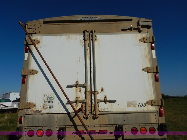 image for item K1594 1994 Timpte Super Hopper Convertible double hopper bottom grain trailer
