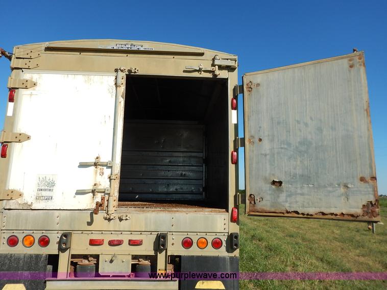 image for item K1594 1994 Timpte Super Hopper Convertible double hopper bottom grain trailer