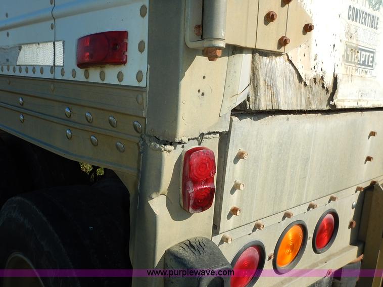 image for item K1594 1994 Timpte Super Hopper Convertible double hopper bottom grain trailer