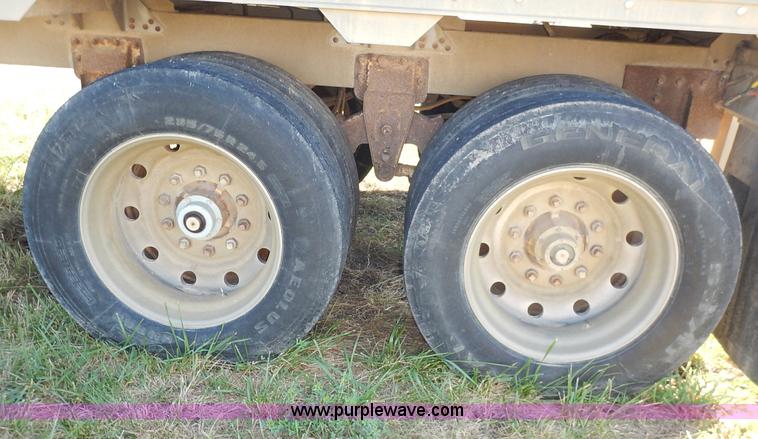 image for item K1594 1994 Timpte Super Hopper Convertible double hopper bottom grain trailer