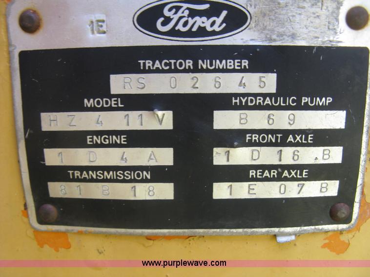 image for item K8723 Ford A66 wheel loader