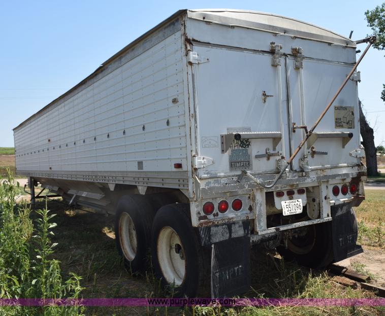 image for item L5768 1984 Timpte Super Hopper double hopper grain trailer