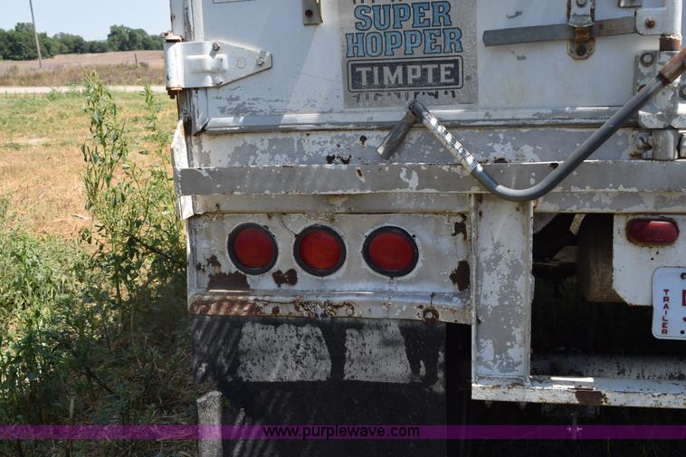 image for item L5768 1984 Timpte Super Hopper double hopper grain trailer