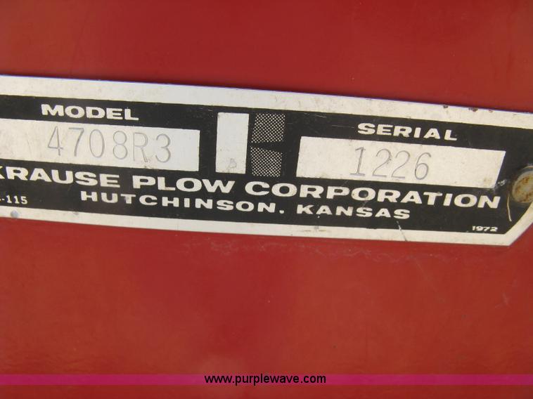 image for item L6283 Krause 4708R3 High Residue cultivator