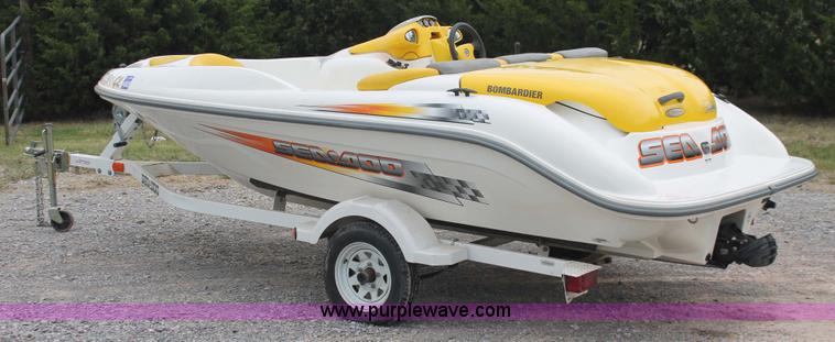 image for item AK9558 2003 SeaDoo Bombardier 5769 jet boat