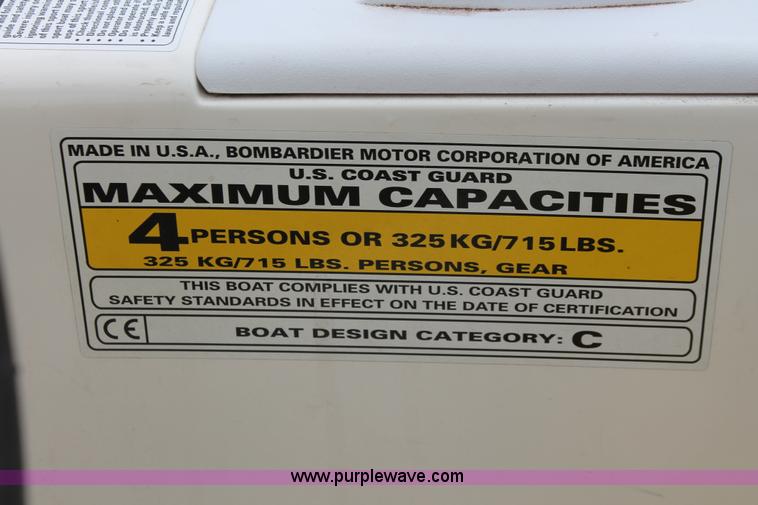 image for item AK9558 2003 SeaDoo Bombardier 5769 jet boat