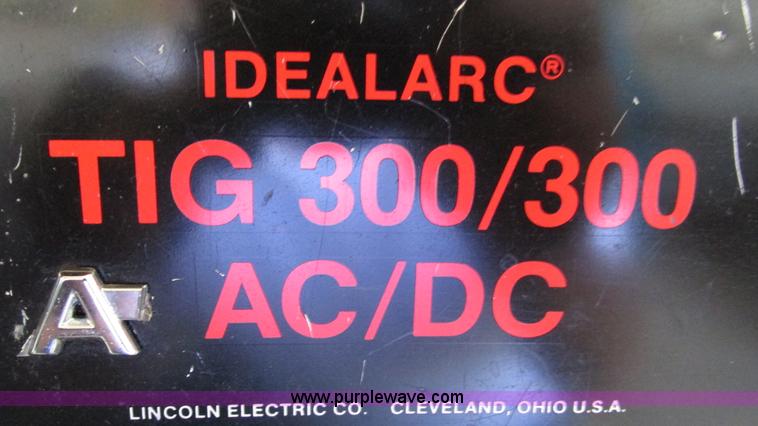 image for item AY9824 Lincoln Idealarc Tig 300/300 welder