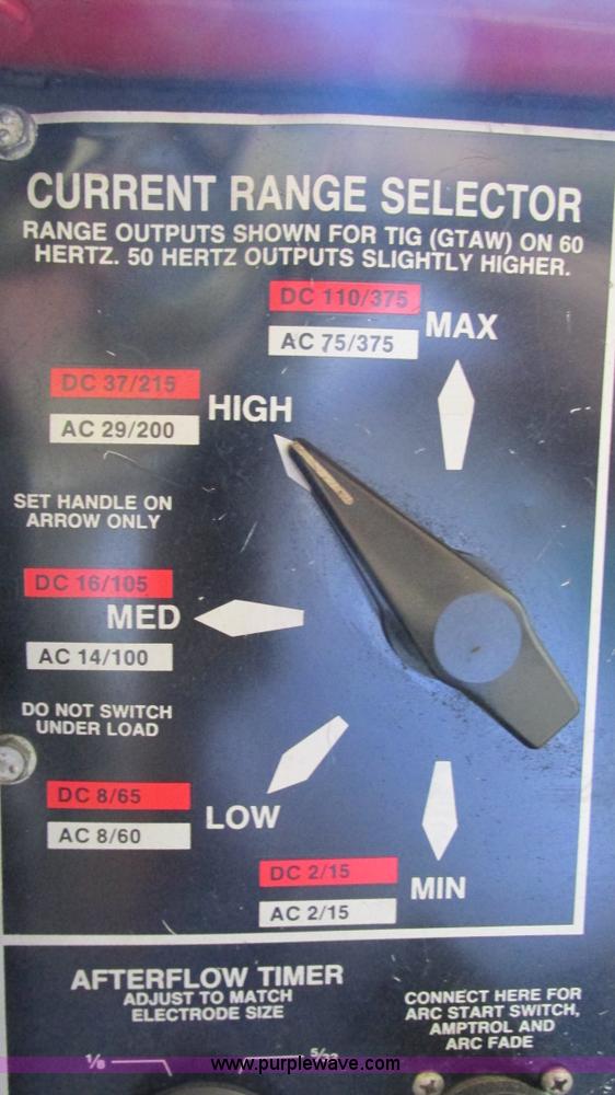 image for item AY9824 Lincoln Idealarc Tig 300/300 welder