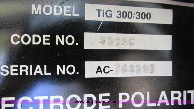image for item AY9824 Lincoln Idealarc Tig 300/300 welder