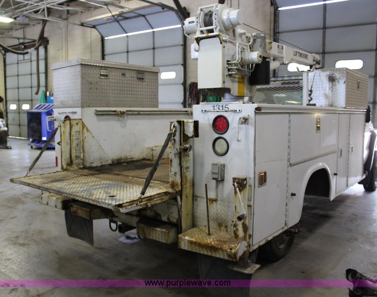 image for item BB9376 Knapheide utility bed with crane