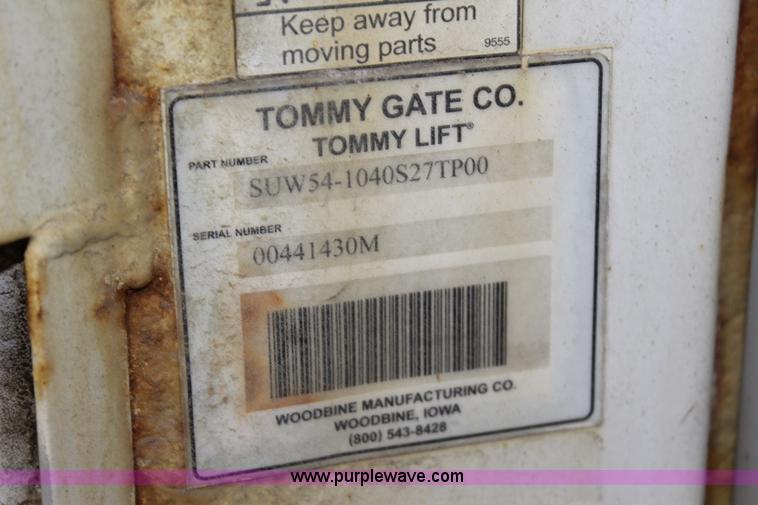 image for item BB9376 Knapheide utility bed with crane