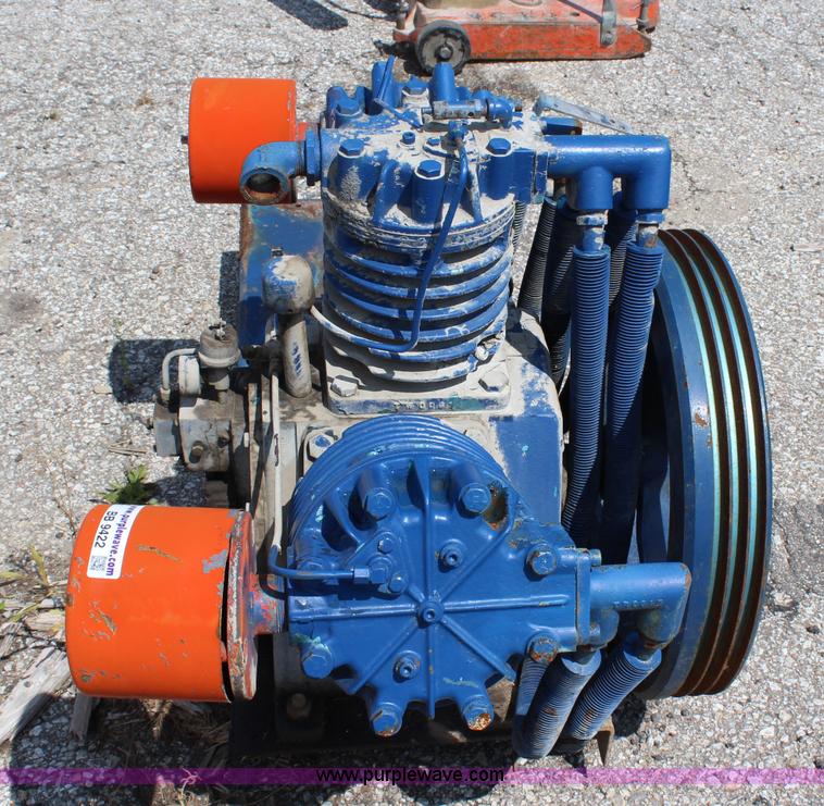 image for item BB9422 Quincy three cylinder cast iron air compressor