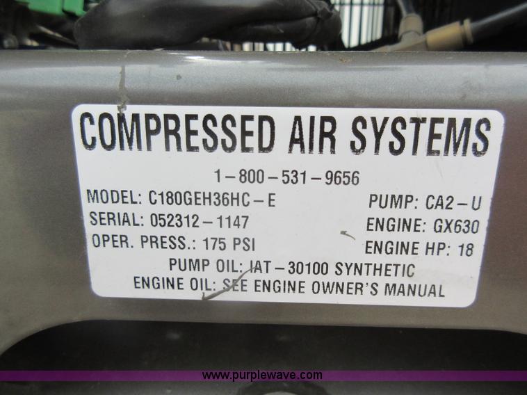image for item BK9728 Honda air compressor