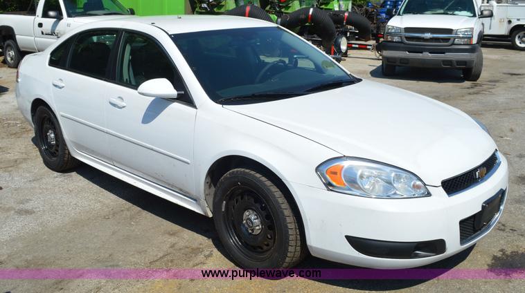 image for item G3614 2012 Chevrolet Impala Police Cruiser