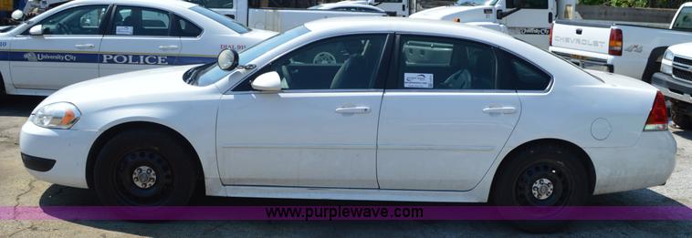 image for item G3615 2012 Chevrolet Impala Police Cruiser