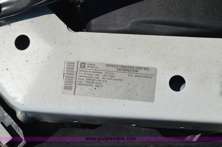 image for item G3615 2012 Chevrolet Impala Police Cruiser