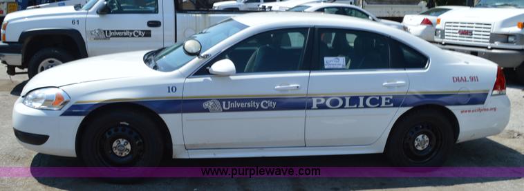 image for item G3616 2012 Chevrolet Impala Police Cruiser