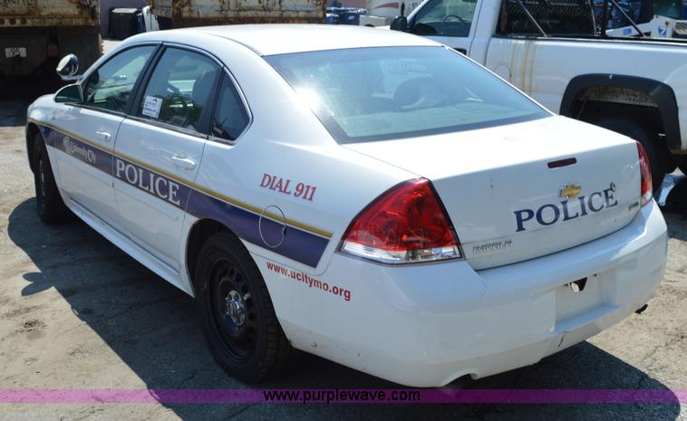 image for item G3616 2012 Chevrolet Impala Police Cruiser
