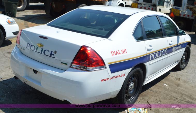 image for item G3616 2012 Chevrolet Impala Police Cruiser