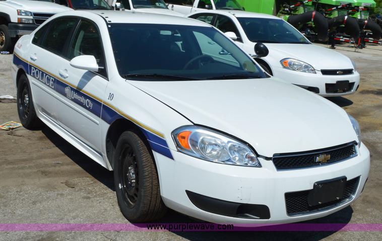 image for item G3616 2012 Chevrolet Impala Police Cruiser