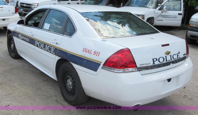 image for item G3623 2011 Chevrolet Impala Police Cruiser