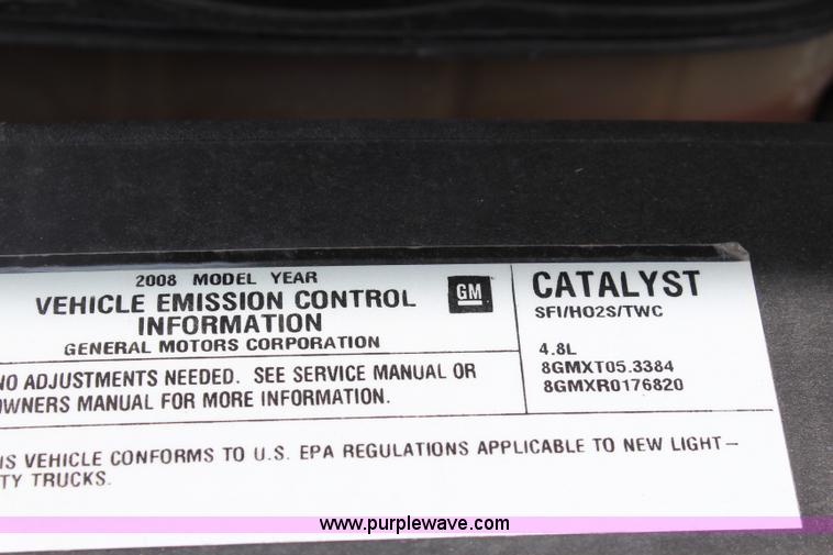 image for item J5773 2008 Chevrolet Silverado 1500 Ext. Cab pickup truck