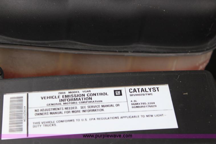 image for item J5778 2008 Chevrolet Silverado 1500 Ext. Cab pickup truck