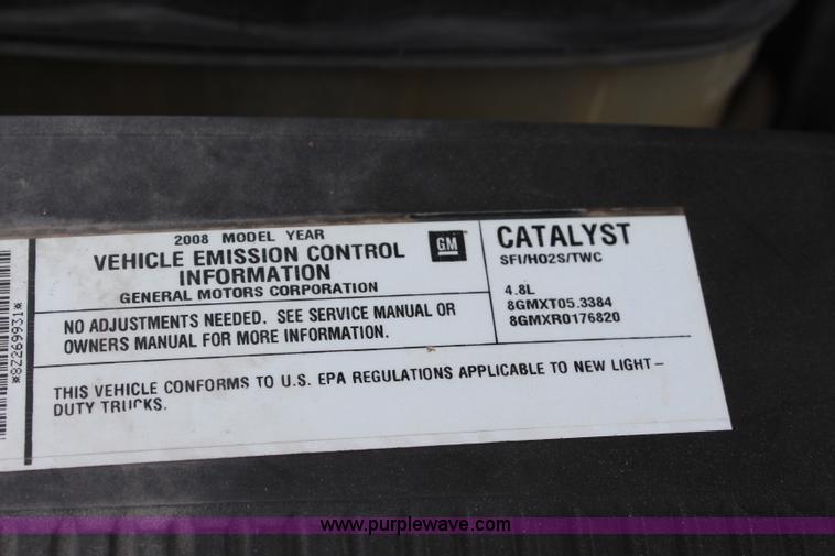 image for item J5779 2008 Chevrolet Silverado 1500 Ext. Cab pickup truck