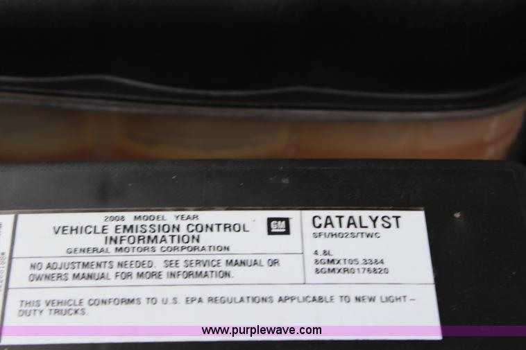 image for item J5780 2008 Chevrolet Silverado 1500 Ext. Cab pickup truck