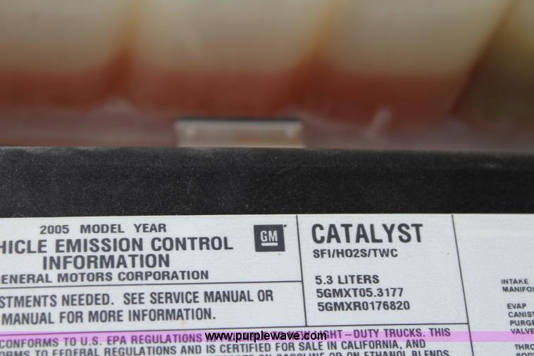 image for item J5781 2005 Chevrolet Silverado 1500 Ext. Cab pickup truck