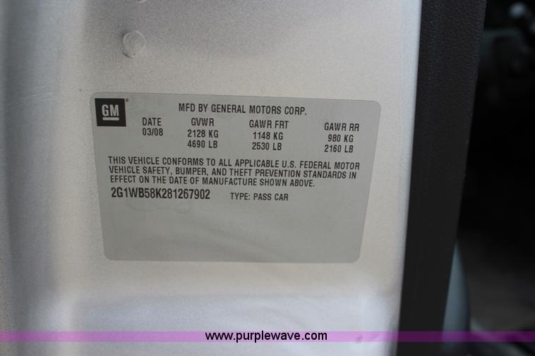 image for item J5782 2008 Chevrolet Impala LS