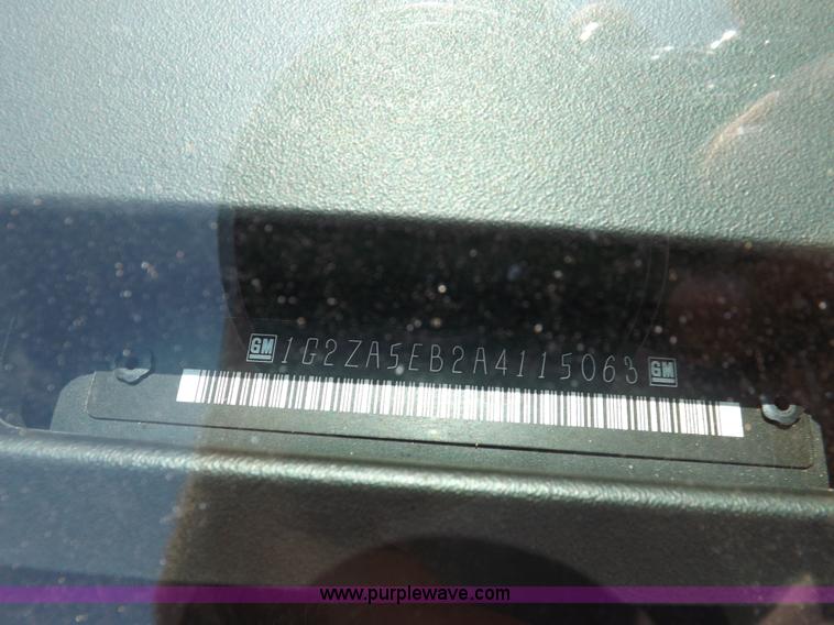 image for item J6866 2010 Pontiac G6