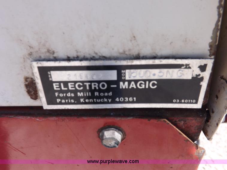 image for item J6876 Electro-Magic hot water pressure washer