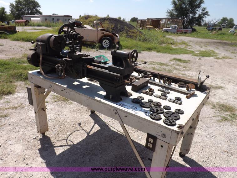 image for item J6881 Ward Powr-Kraft metal lathe