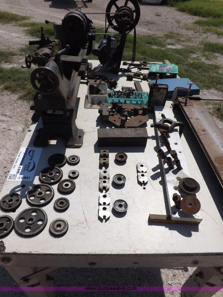 image for item J6881 Ward Powr-Kraft metal lathe