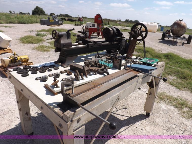 image for item J6881 Ward Powr-Kraft metal lathe