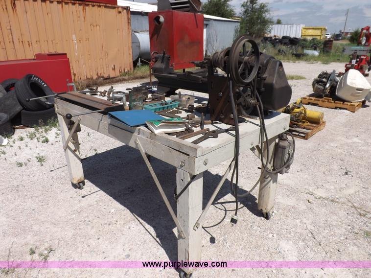 image for item J6881 Ward Powr-Kraft metal lathe