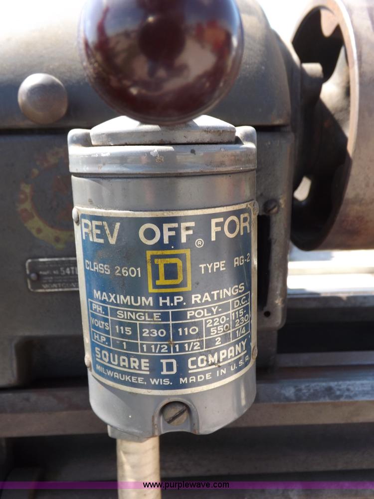 image for item J6881 Ward Powr-Kraft metal lathe