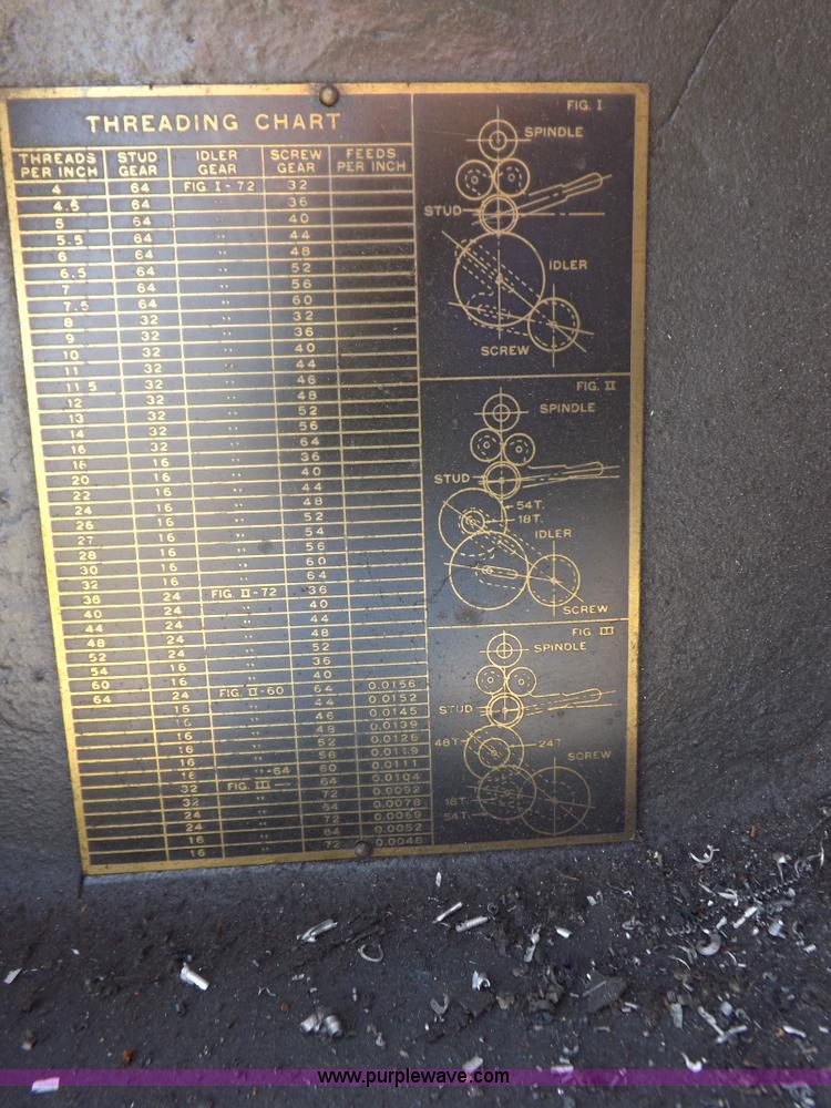 image for item J6881 Ward Powr-Kraft metal lathe