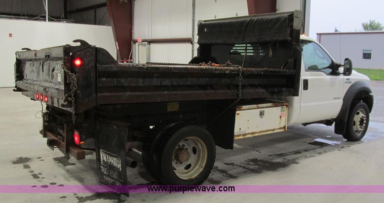 image for item K6316 2007 Ford F450 Super Duty XL flatbed truck