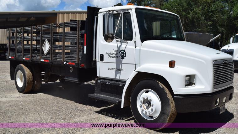 image for item L5779 1997 Freightliner FL70 flatbed truck