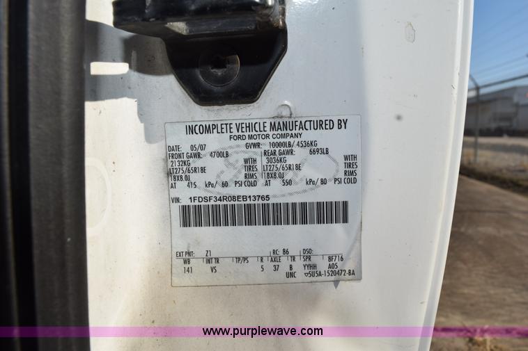 image for item L5780 2008 Ford F350 Super Duty service truck