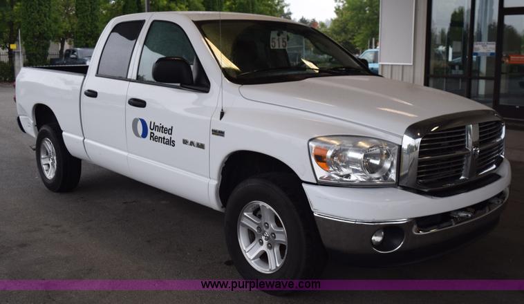 image for item L5800 2008 Dodge Ram 1500 Quad Ram pickup truck