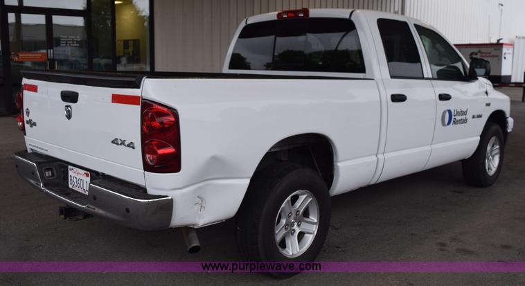 image for item L5800 2008 Dodge Ram 1500 Quad Ram pickup truck